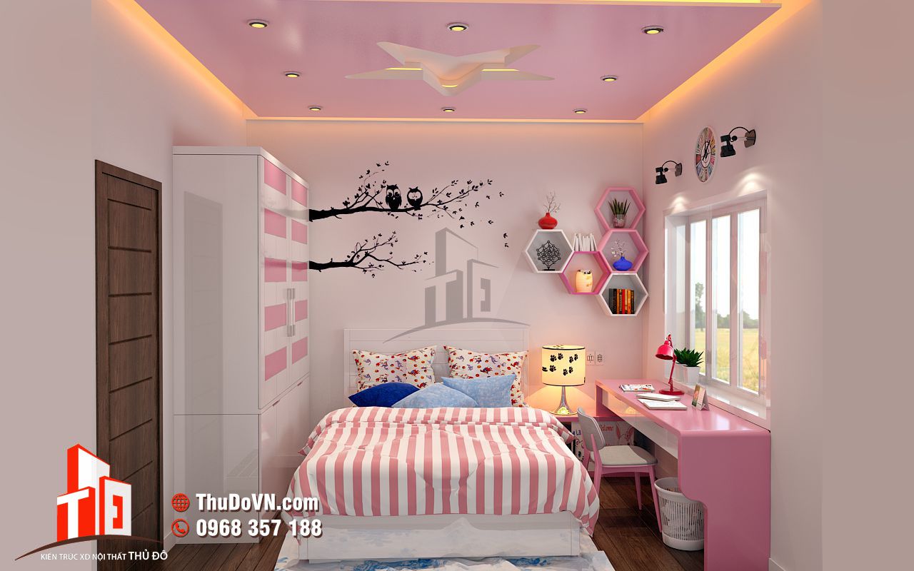 Thi công nội thất hiện đại Ms Phương