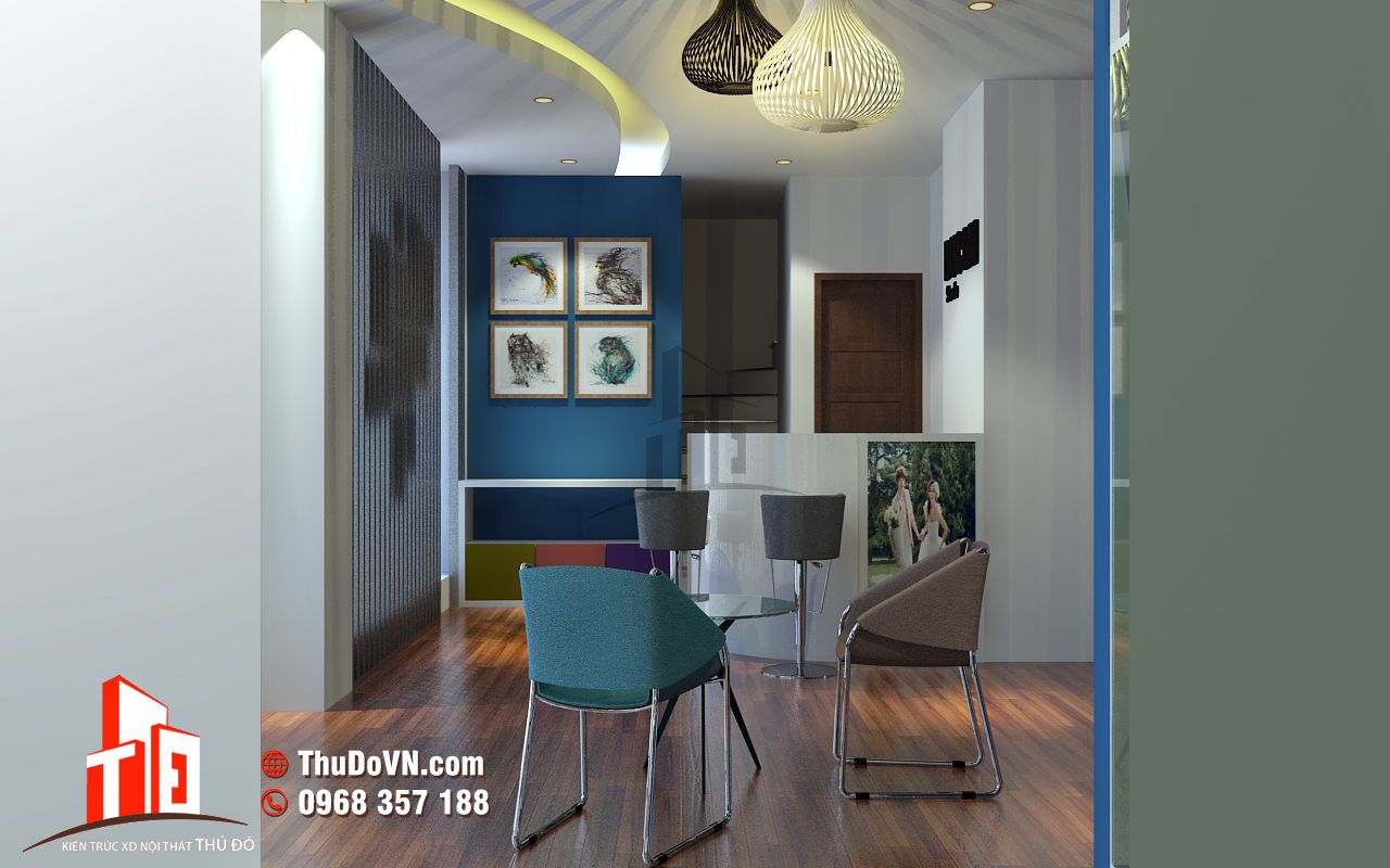 Thi công nội thất hiện đại Ms Phương