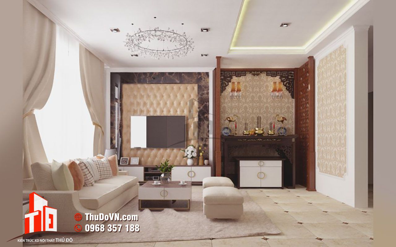 Thi công nội thất chung cư phong cách hiện đại