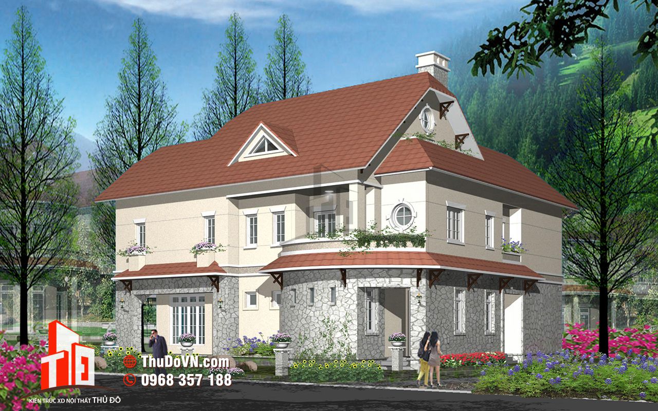 Thiết kế biệt thự Mr Cường - Đà Lạt