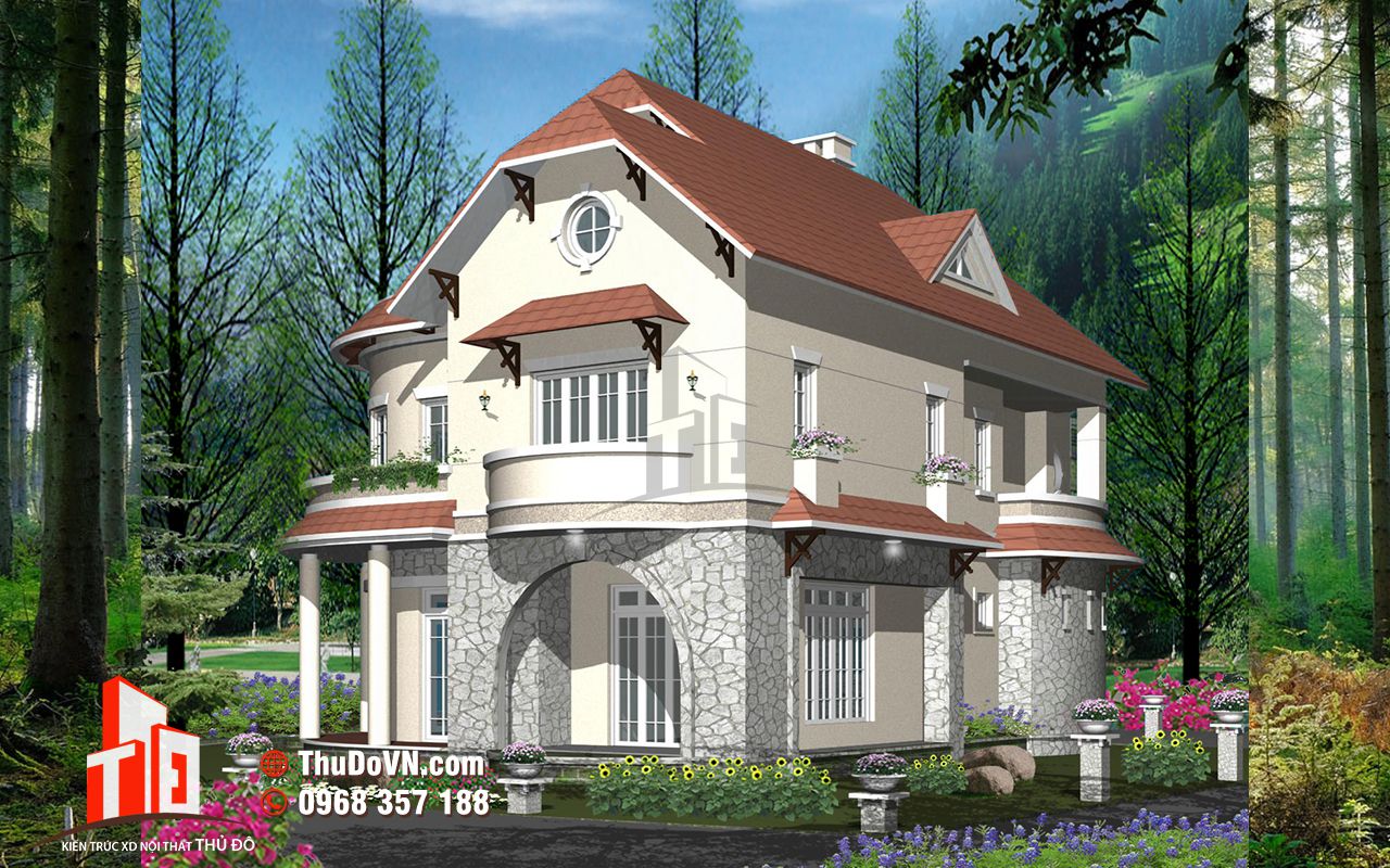 Thiết kế biệt thự Mr Cường - Đà Lạt