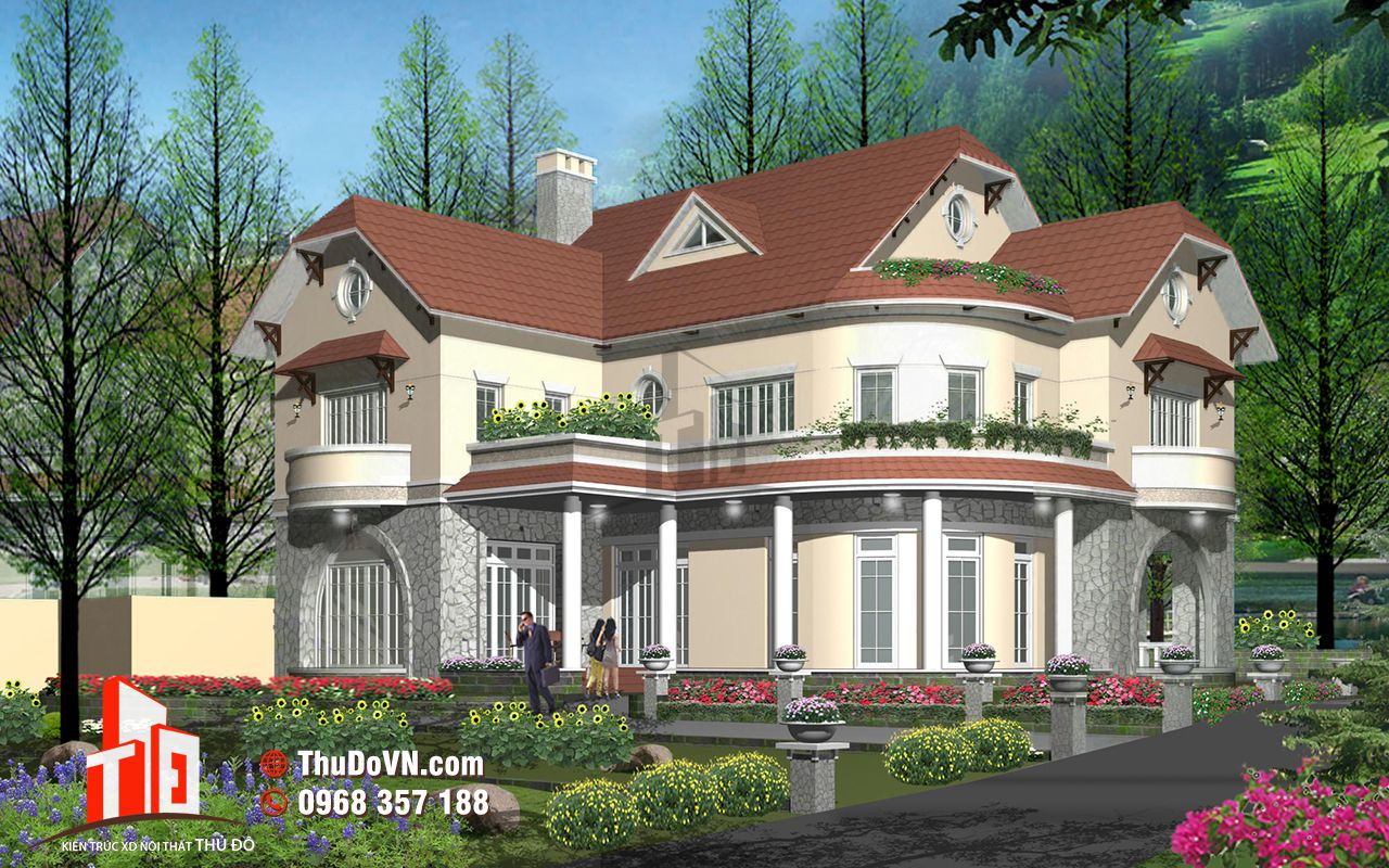 Thiết kế biệt thự Mr Cường - Đà Lạt