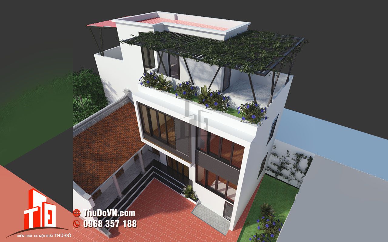 Thiết kế biệt thự Ms Hạnh - Lâm Đồng