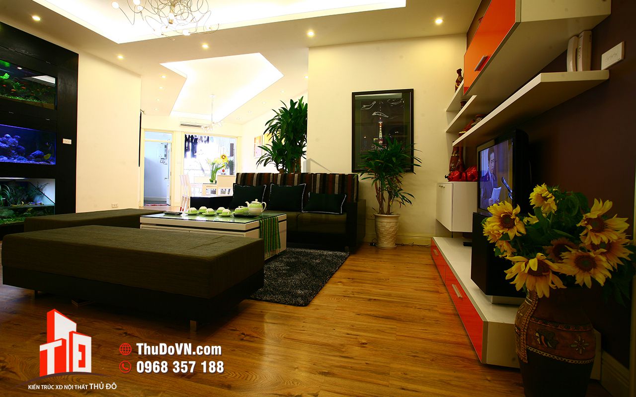 Thiết kế nội thất chung cư 34T