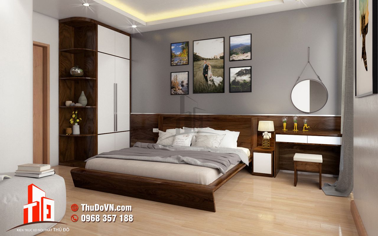 Thiết kế ngoại nội thất gia đình Anh Hà - VQHĐ