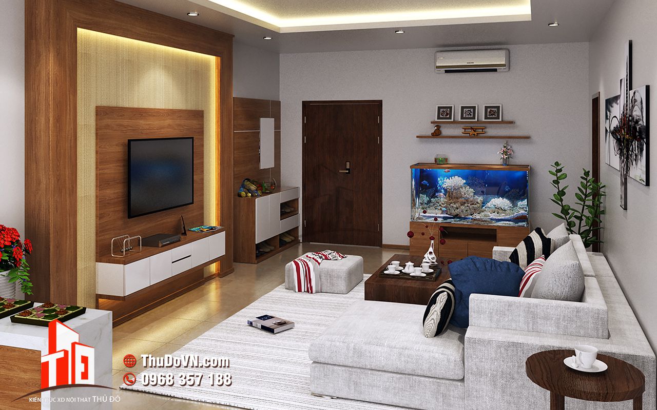 Thiết kế ngoại cảnh chung cư Anh Sự - HQV