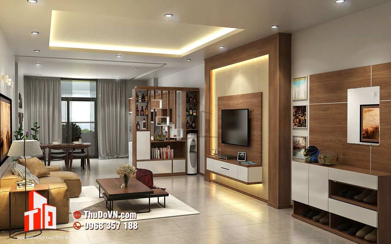 Thiết kế ngoại cảnh chung cư Anh Sự - HQV