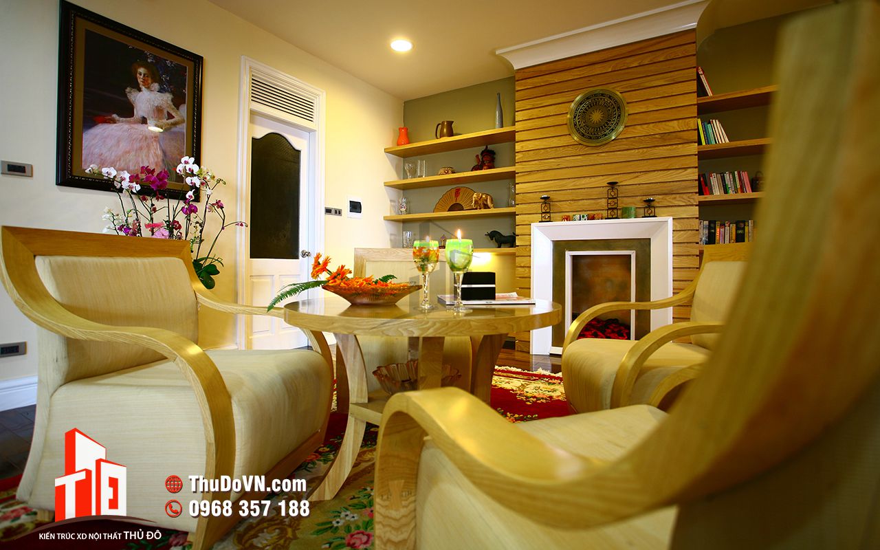 Thiết kế nội thất phòng khách chung cư THNC