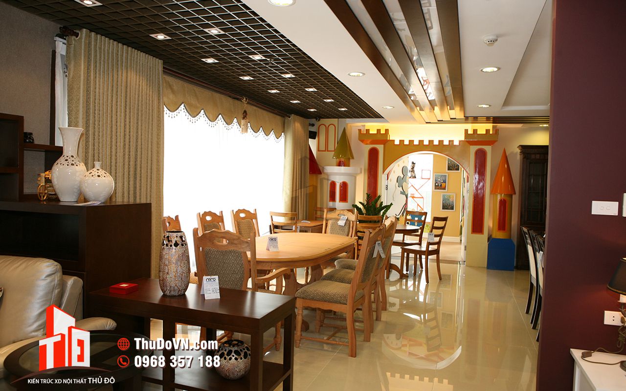 Thiết kế nội thất showroom Nano