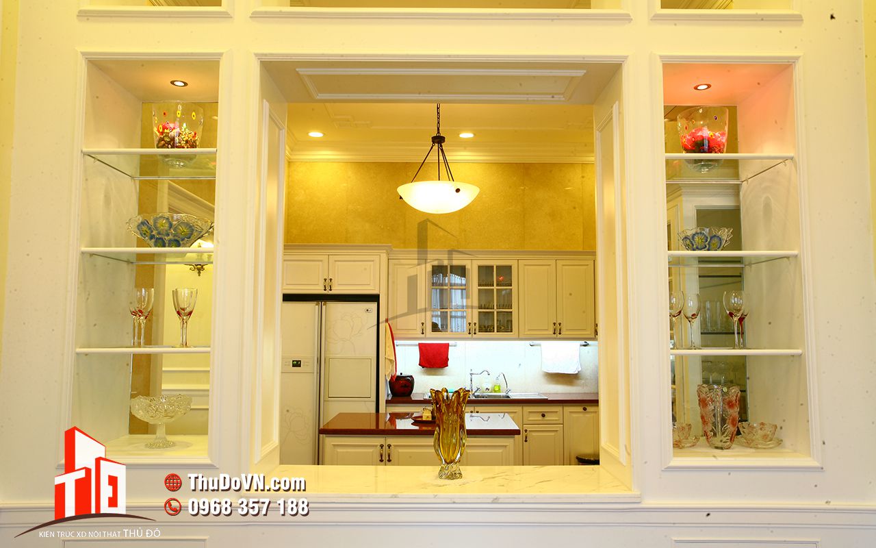 Thiết kế nội thất phòng ăn chung cư cao cấp The Manor