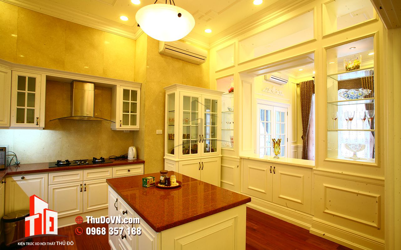 Thiết kế nội thất phòng ăn chung cư cao cấp The Manor