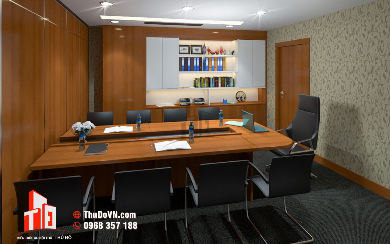 Thi công nội thất phòng họp Công ty TAM