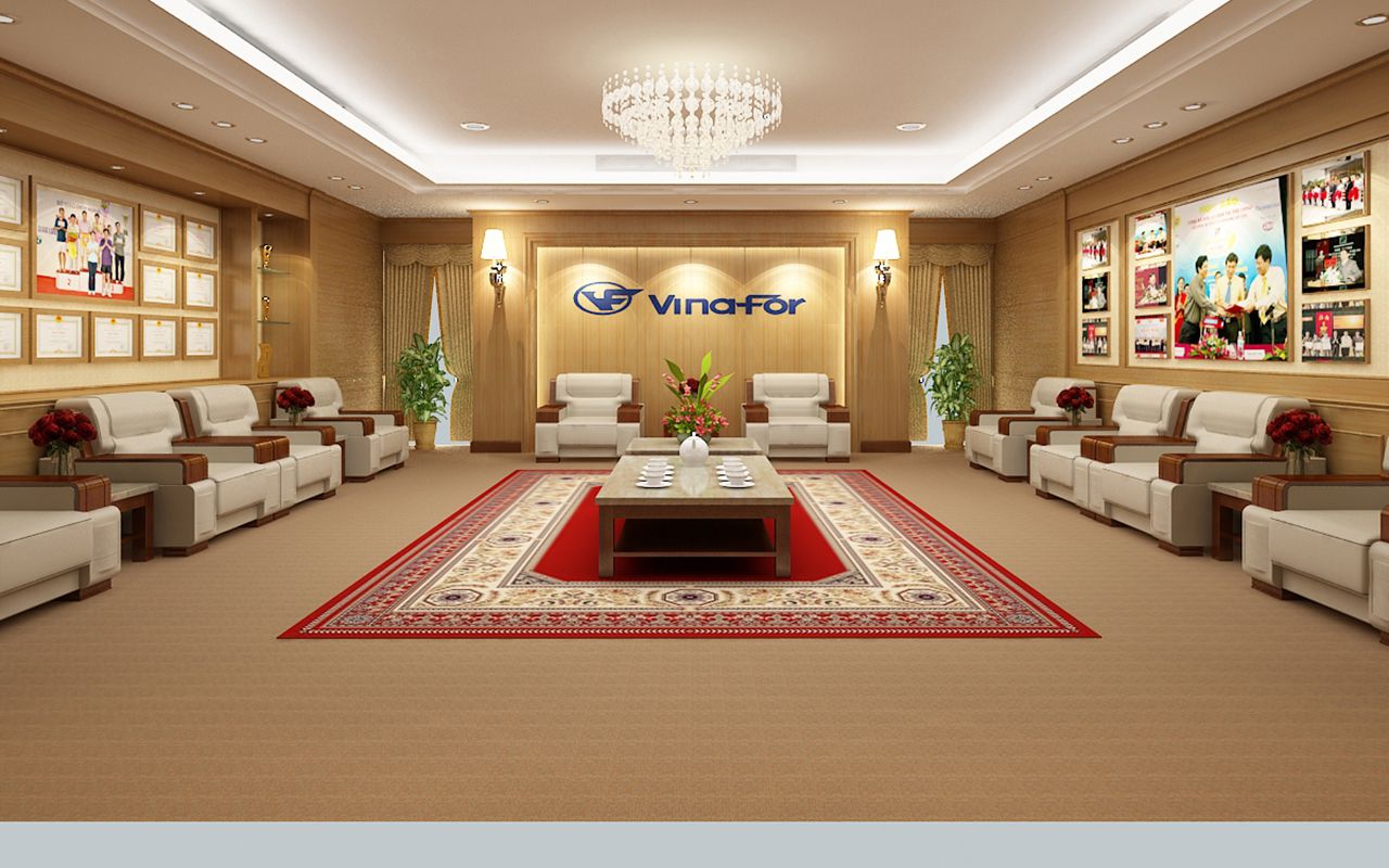 Thiết kế nội thất phòng họp Công ty Vinafor