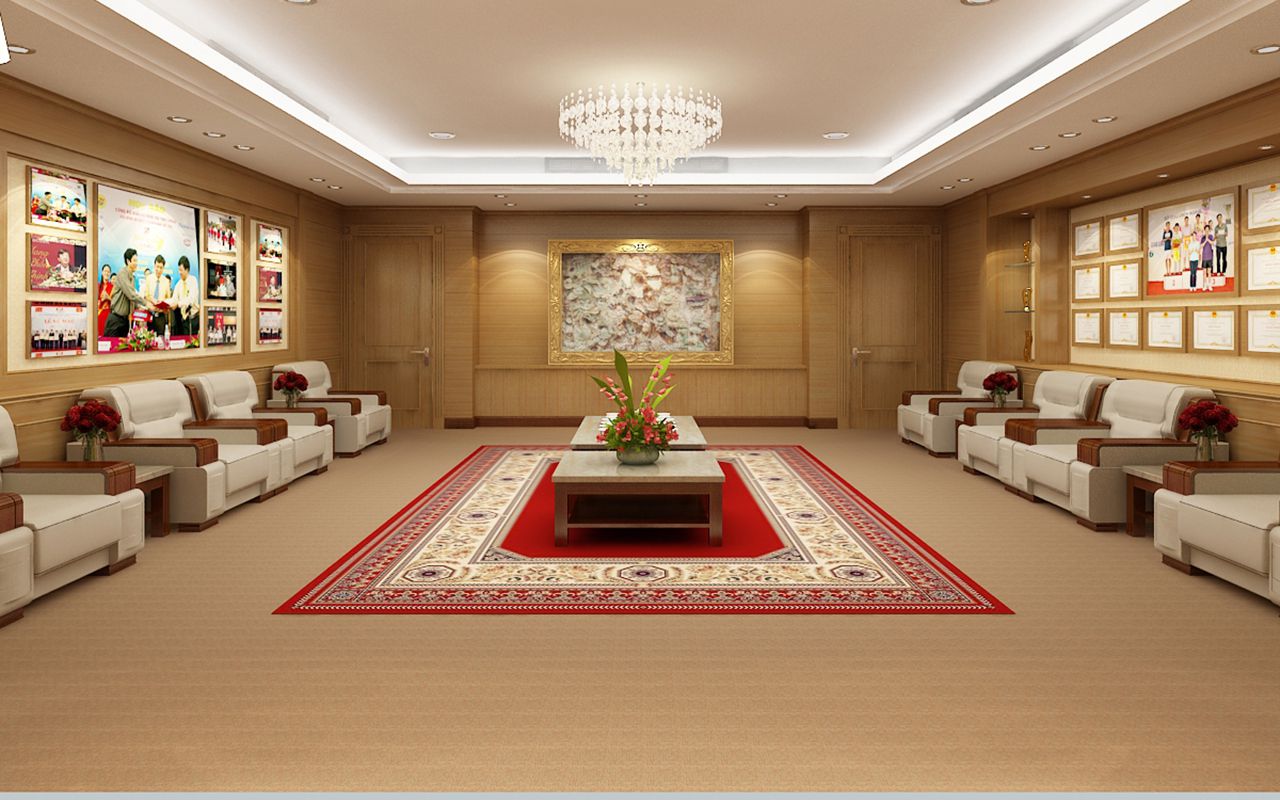 Thiết kế nội thất phòng họp Công ty Vinafor