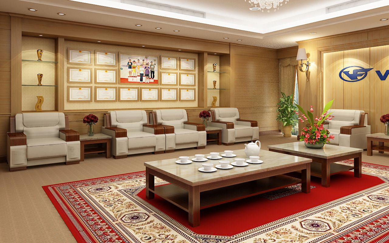 Thiết kế nội thất phòng họp Công ty Vinafor