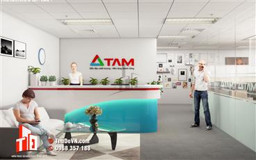 Thi công nội thất phòng làm việc Công ty TAM