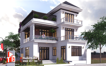Thiết kế biệt thự Mr Kiên - TN