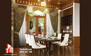 Thiết kế nội thất nhà phong cách cổ truyền