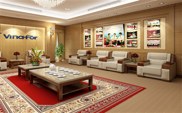 Thiết kế nội thất phòng họp Công ty Vinafor